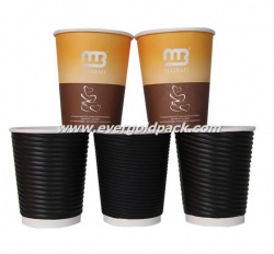 Disposable Ripple Wall Paper Cup