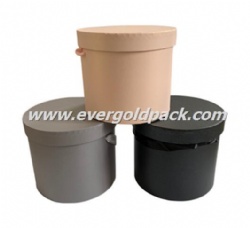 Custom Logo Printing Cylinder Paper Cardboard Packaging Box Wholesale Round  Box